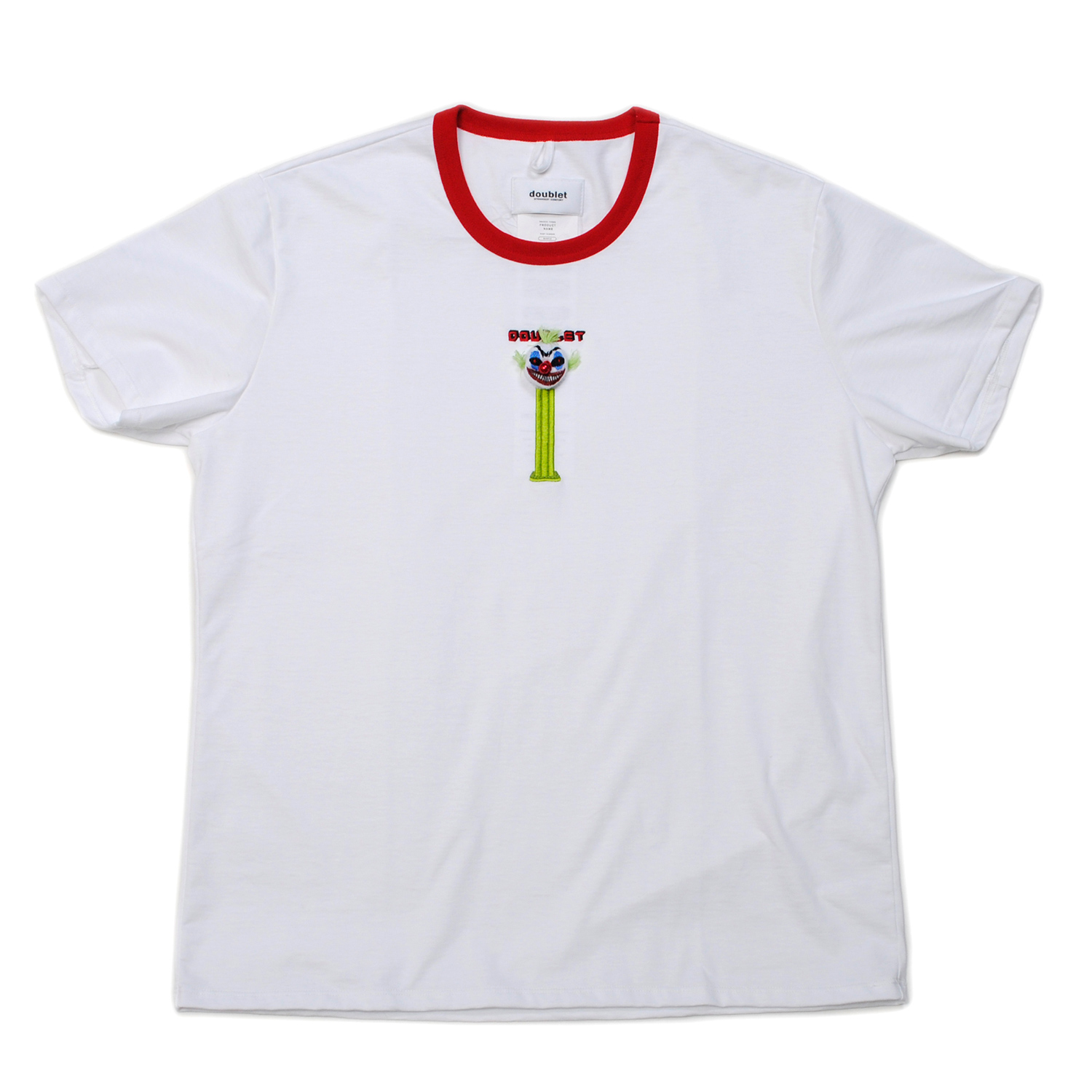 White Puppet Embroidery T-shirt
