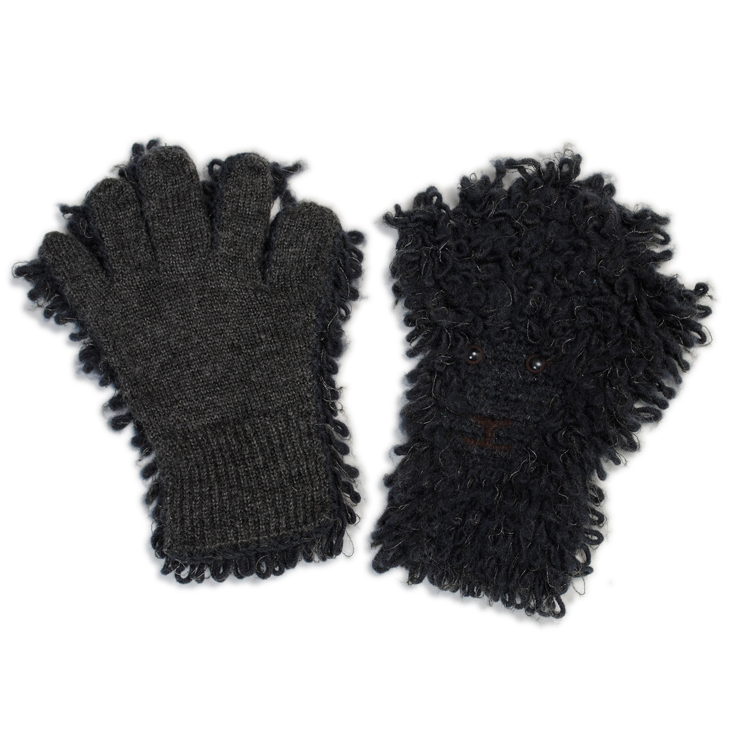 Black Sheep Face Gloves