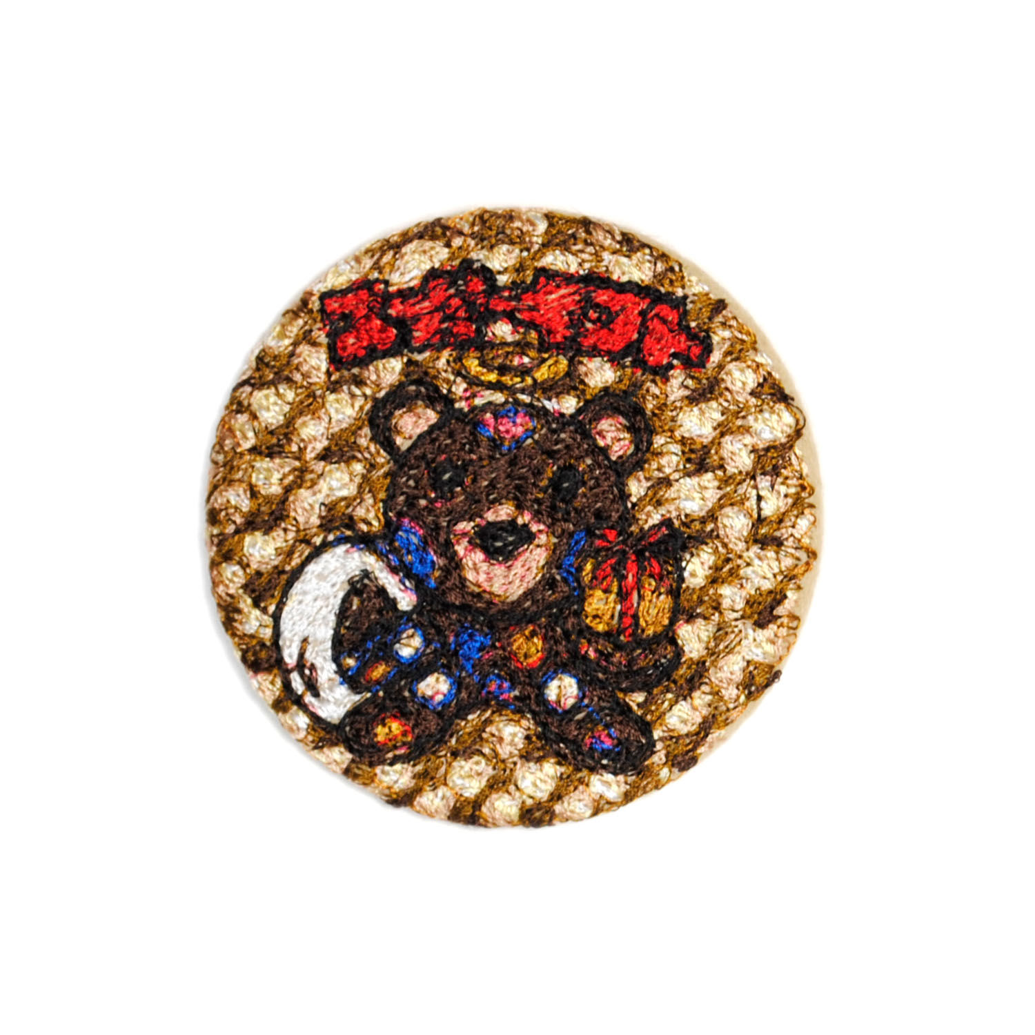 Gold Embroidery Badge